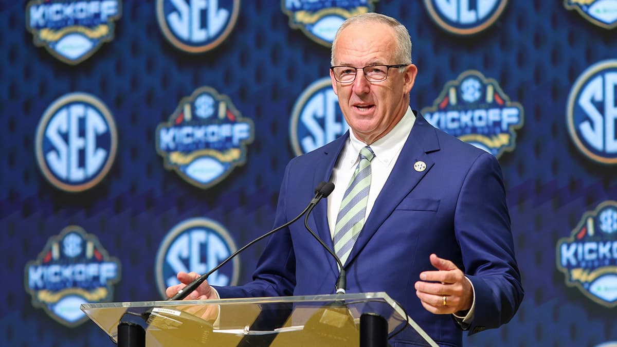SEC commissioner Greg Sankey opens spring meetings with CFP format shot: 'Positions seem to change a lot' - On3