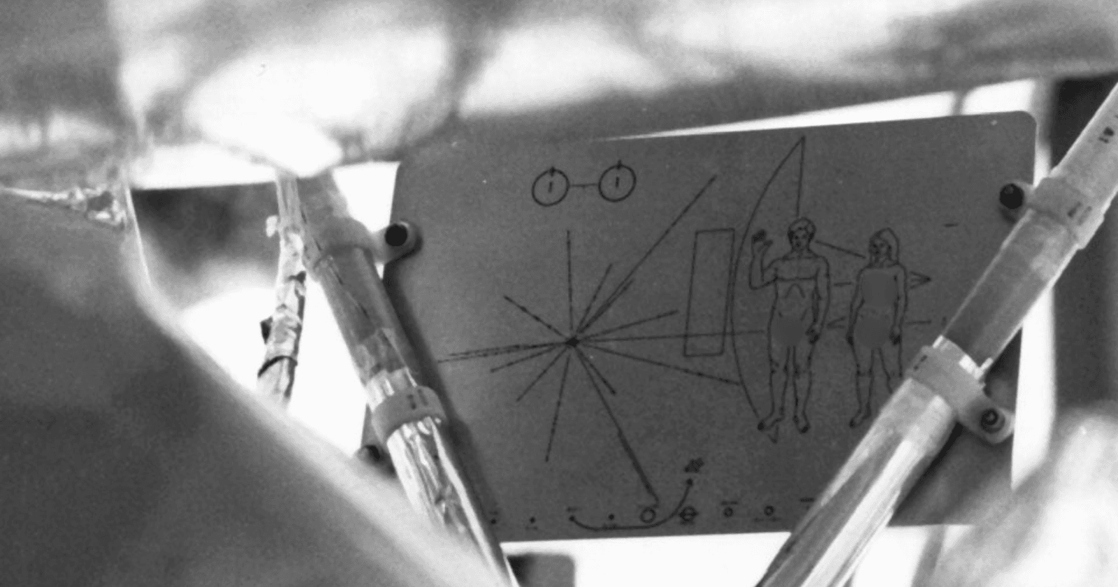 Carl Sagan's team considered sending a nude photograph of a man and a pregnant woman on the Voyager Golden Record, but after the controversy over the nude Pioneer plaque, the final record used a silhouette instead - Space Daily